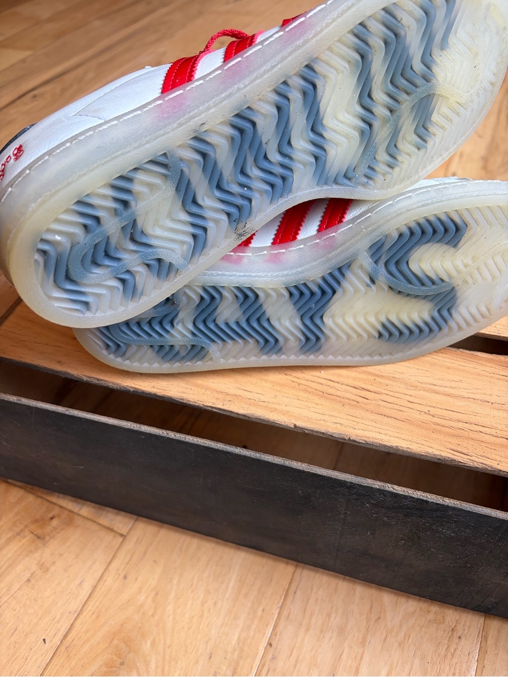Adidas x Howlin’ Campus 80’s White Red Men’s Sneakers